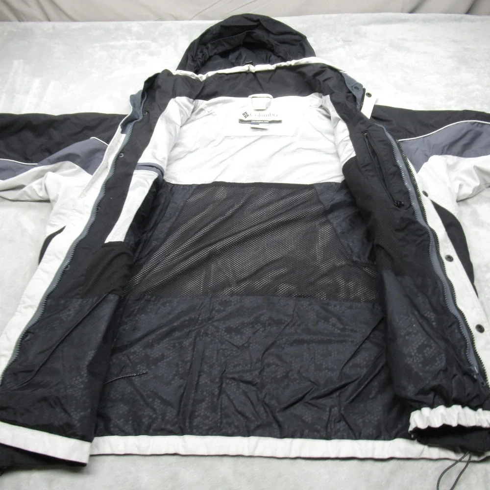 Columbia Jacket Mens XL Black Interchange Vertex Removable Liner Waterproof 3in1